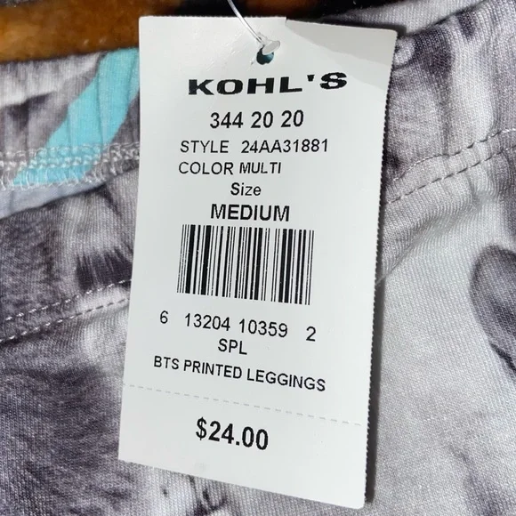 Sugar High (Kohl’s) Cat Leggings - Picture 3 of 4